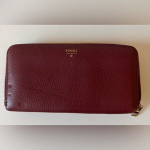 Fossil Sydney zip clutch wallet